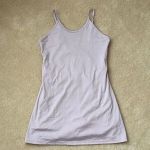 Lavender Athletic Dress w Built In Shorts